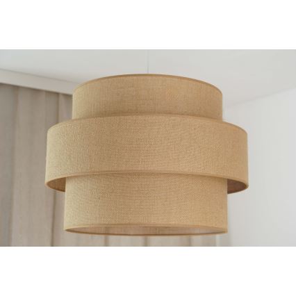 Brilagi - Hängeleuchte SPACE YUTE 1xE27/15W/230V d 50 cm beige/weiß