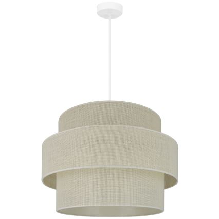Brilagi - Hängeleuchte SPACE YUTE 1xE27/15W/230V d 50 cm cremefarben/weiß
