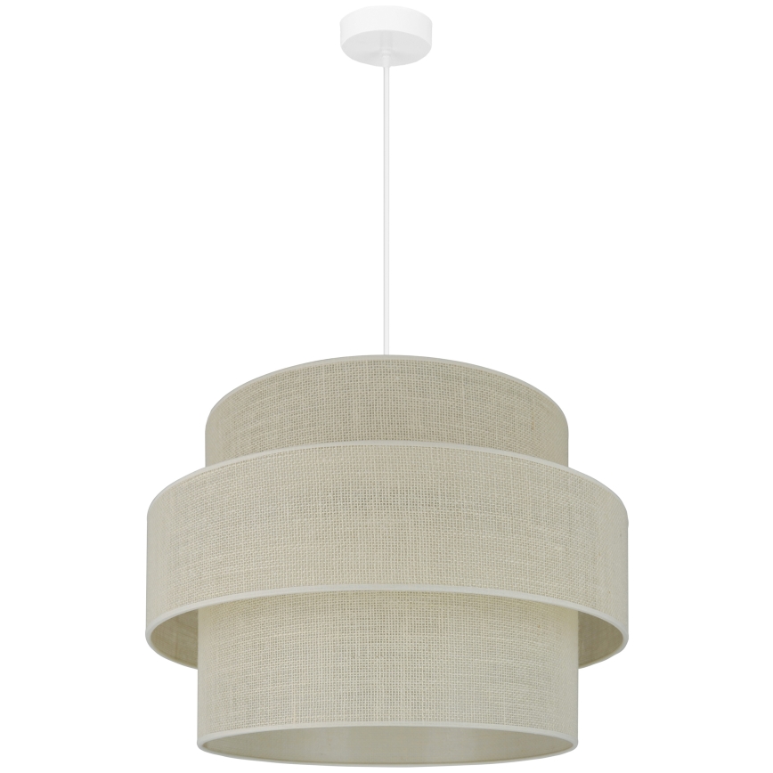Brilagi - Hängeleuchte SPACE YUTE 1xE27/15W/230V d 50 cm cremefarben/weiß