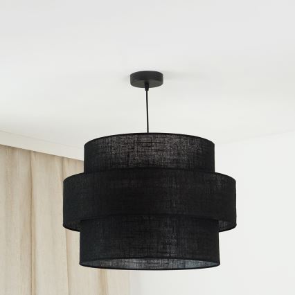 Brilagi - Hängeleuchte SPACE YUTE 1xE27/15W/230V d 50 cm schwarz