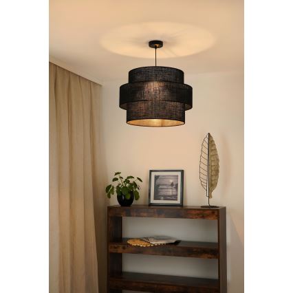 Brilagi - Hängeleuchte SPACE YUTE 1xE27/15W/230V d 50 cm schwarz
