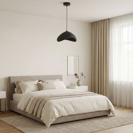 Brilagi - Hängeleuchte WABI SABI mit Kabel, 1xE27/40W/230V, Ø 33 cm, schwarz