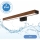 Brilagi - Illuminazione a LED per specchi da bagno WOODY MIRROR LED/12W/230V 60 cm IP44 quercia ciliegio/nero