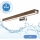 Brilagi - Illuminazione a LED per specchi da bagno WOODY MIRROR LED/12W/230V 60 cm IP44 quercia noce/cromo lucido