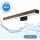 Brilagi - Illuminazione a LED per specchi da bagno WOODY MIRROR LED/12W/230V 60 cm IP44 quercia noce/nero