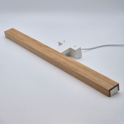 Brilagi - Illuminazione a LED per specchi da bagno WOODY MIRROR LED/12W/230V 60 cm IP44 quercia/bianco