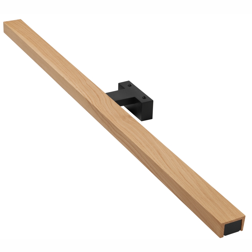 Brilagi - Illuminazione a LED per specchi da bagno WOODY MIRROR LED/15W/230V 90 cm IP44 quercia/nero