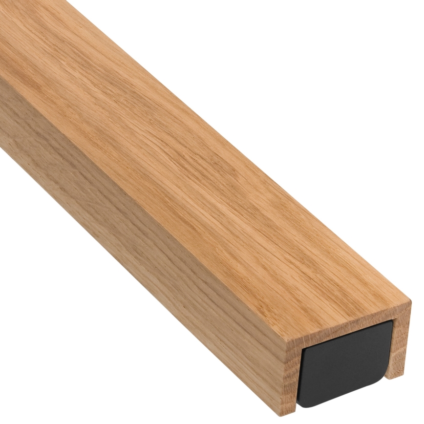 Brilagi - Illuminazione a LED per specchi da bagno WOODY MIRROR LED/15W/230V 90 cm IP44 quercia/nero