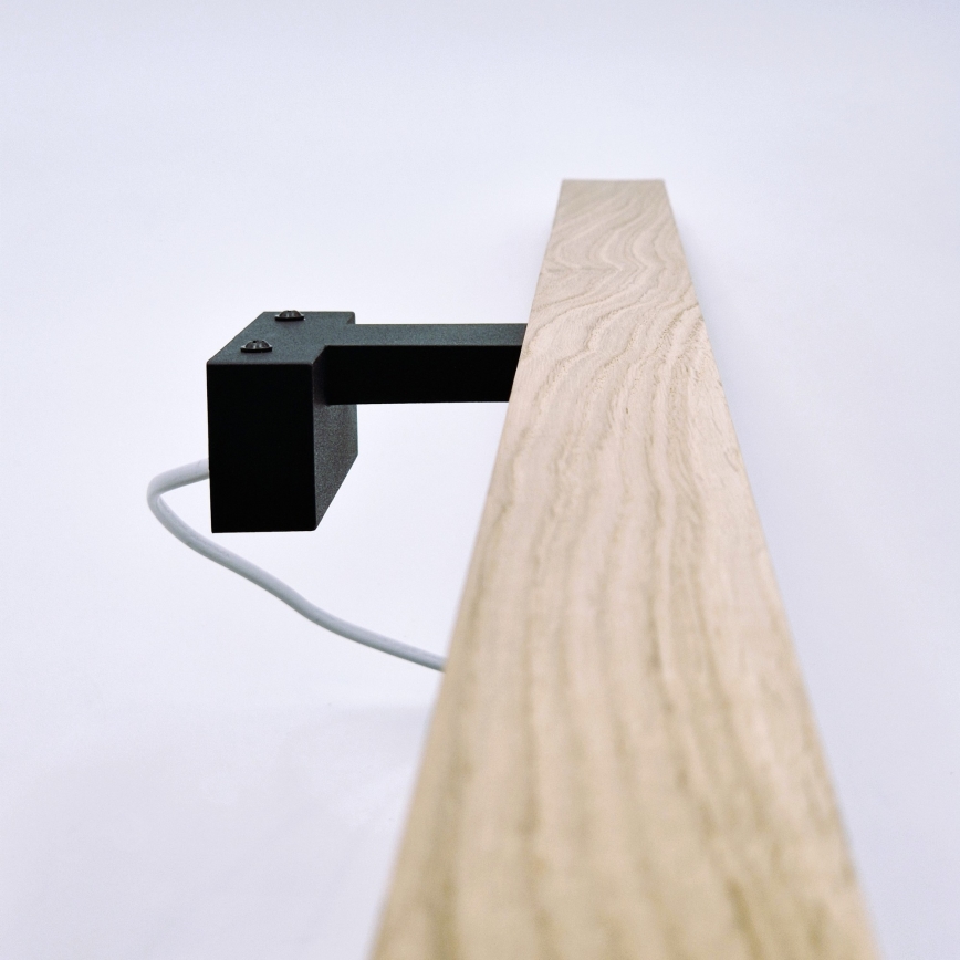 Brilagi - Illuminazione a LED per specchi da bagno WOODY MIRROR LED/15W/230V 90 cm IP44 quercia/nero