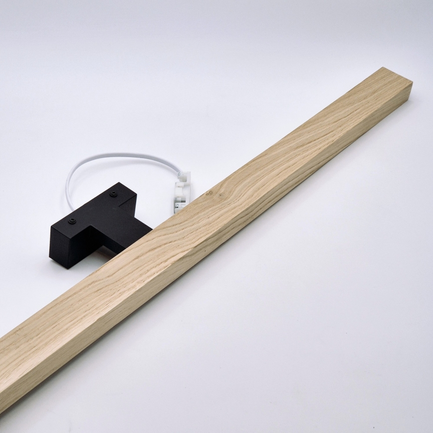 Brilagi - Illuminazione a LED per specchi da bagno WOODY MIRROR LED/15W/230V 90 cm IP44 quercia/nero