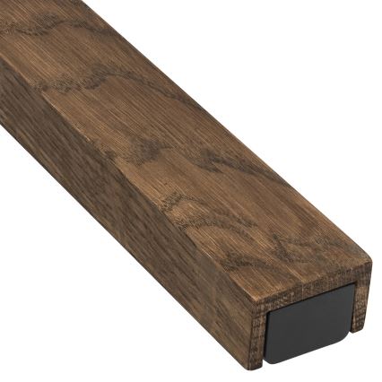 Brilagi - Illuminazione a LED per specchi da bagno WOODY MIRROR LED/15W/230V 90 cm IP44 quercia noce/nero