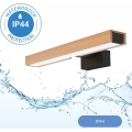 Brilagi - Illuminazione a LED per specchi da bagno WOODY MIRROR LED/8W/230V 40 cm IP44 quercia/nero