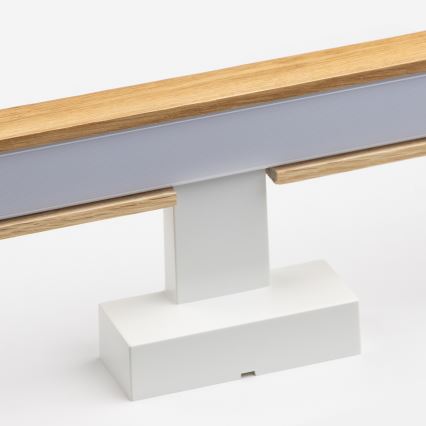 Brilagi - Illuminazione a LED per specchi da bagno WOODY MIRROR LED/8W/230V 40 cm IP44 quercia/bianco