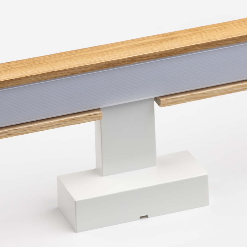 Brilagi - Illuminazione a LED per specchi da bagno WOODY MIRROR LED/8W/230V 40 cm IP44 quercia/bianco