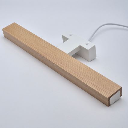 Brilagi - Illuminazione a LED per specchi da bagno WOODY MIRROR LED/8W/230V 40 cm IP44 quercia/bianco