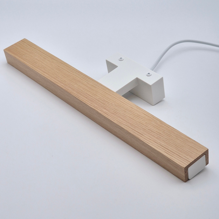Brilagi - Illuminazione a LED per specchi da bagno WOODY MIRROR LED/8W/230V 40 cm IP44 quercia/bianco