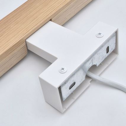 Brilagi - Illuminazione a LED per specchi da bagno WOODY MIRROR LED/8W/230V 40 cm IP44 quercia/bianco
