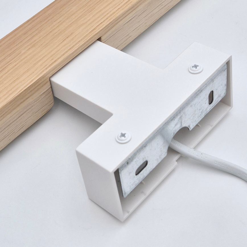 Brilagi - Illuminazione a LED per specchi da bagno WOODY MIRROR LED/8W/230V 40 cm IP44 quercia/bianco