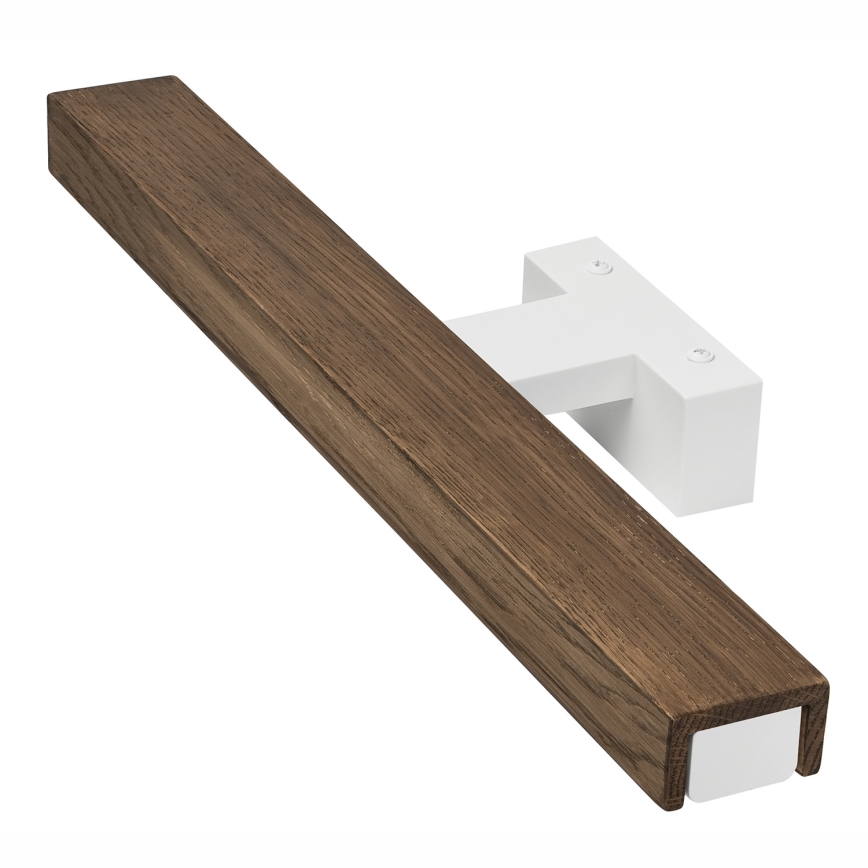 Brilagi - Illuminazione a LED per specchi da bagno WOODY MIRROR LED/8W/230V 40 cm IP44 quercia noce/bianco