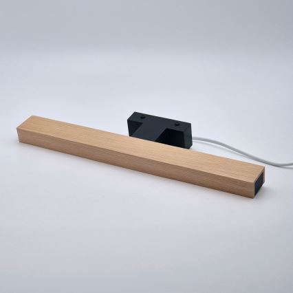 Brilagi - Illuminazione a LED per specchi da bagno WOODY MIRROR LED/8W/230V 40 cm IP44 quercia/nero