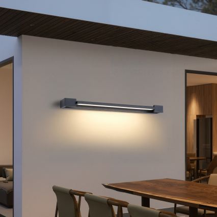 Brilagi - Illuminazione LED per specchio da bagno AQUA LINE LED/24W/230V 90 cm IP44 antracite CRI 90