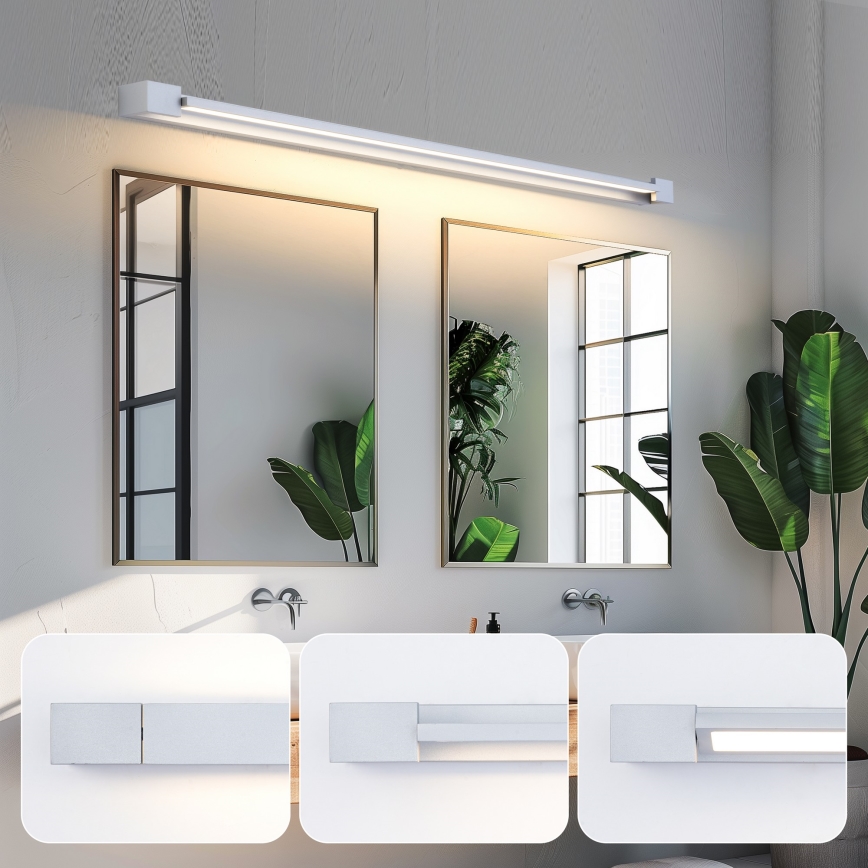 Brilagi - Illuminazione a LED per specchio da bagno AQUA LINE LED/36W/230V 120 cm IP44 cromo opaco CRI 90