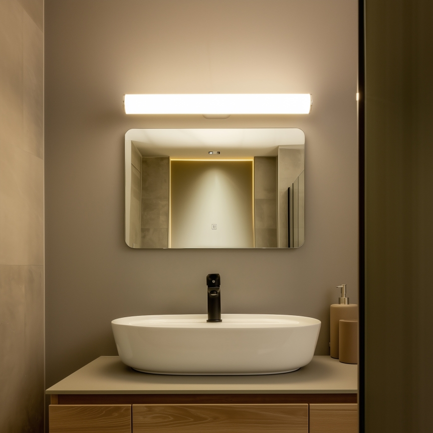 Brilagi - Illuminazione LED per specchio da bagno TUBE LED/15W/230V 3000/4000/6500K IP44 cromo lucido