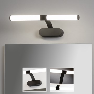 Brilagi - Illuminazione LED per specchio da bagno 2 in 1 TUBEO LED/6W/230V 40 cm IP44 nero