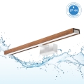 Brilagi - Illuminazione LED per specchio da bagno 3-in-1 WOODY MIRROR LED/12W/230V 60 cm IP44 bianco/rovere/ciliegio