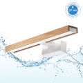 Brilagi - Illuminazione LED per specchio da bagno 3 in 1 WOODY MIRROR LED/8W/230V 40 cm IP44 bianco/rovere