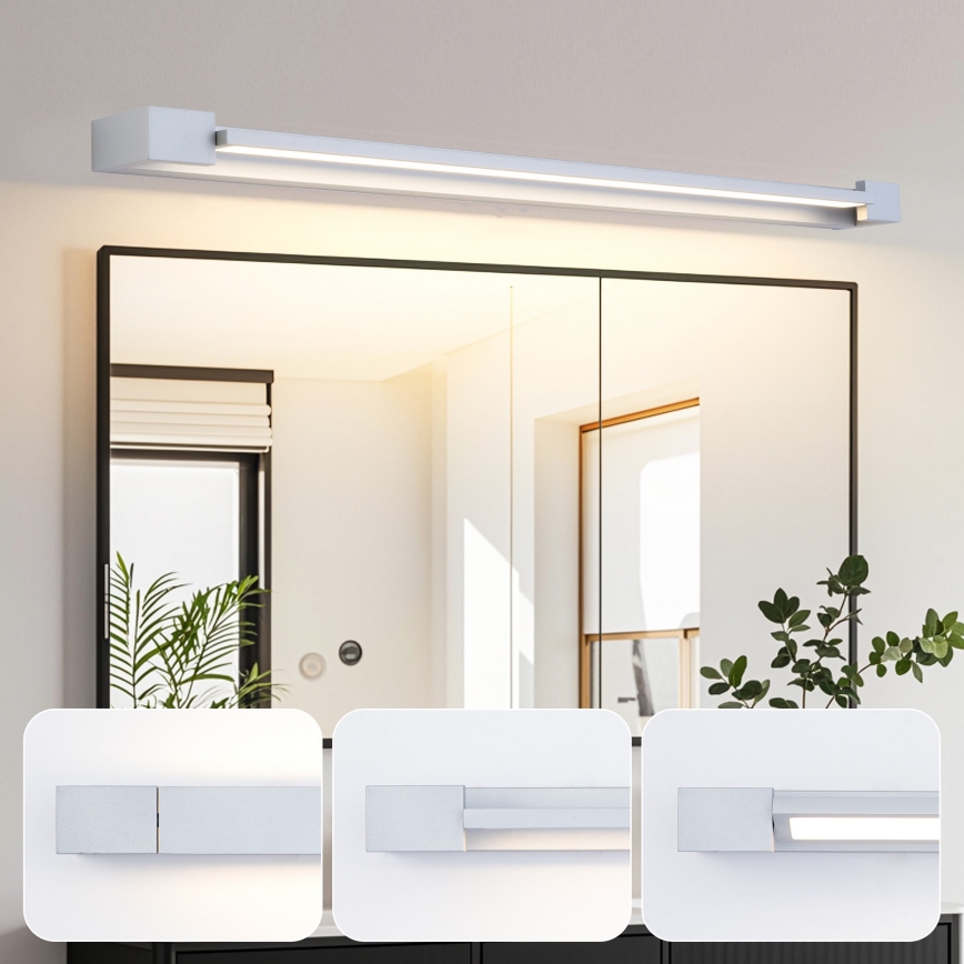 Brilagi - Illuminazione LED per specchio da bagno AQUA LINE LED/24W/230V 90 cm IP44 cromo opaco CRI 90