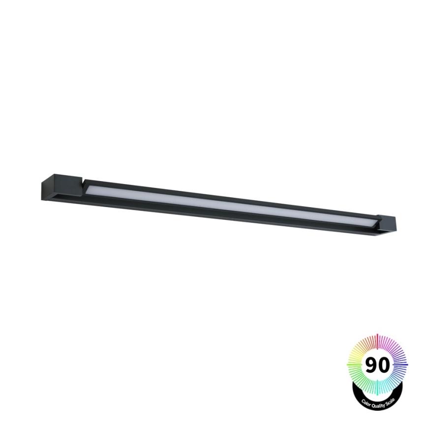BRILAGI - Illuminazione a LED per specchio da bagno AQUA LINE LED/28W/230V 100 cm IP44 nera CRI 90