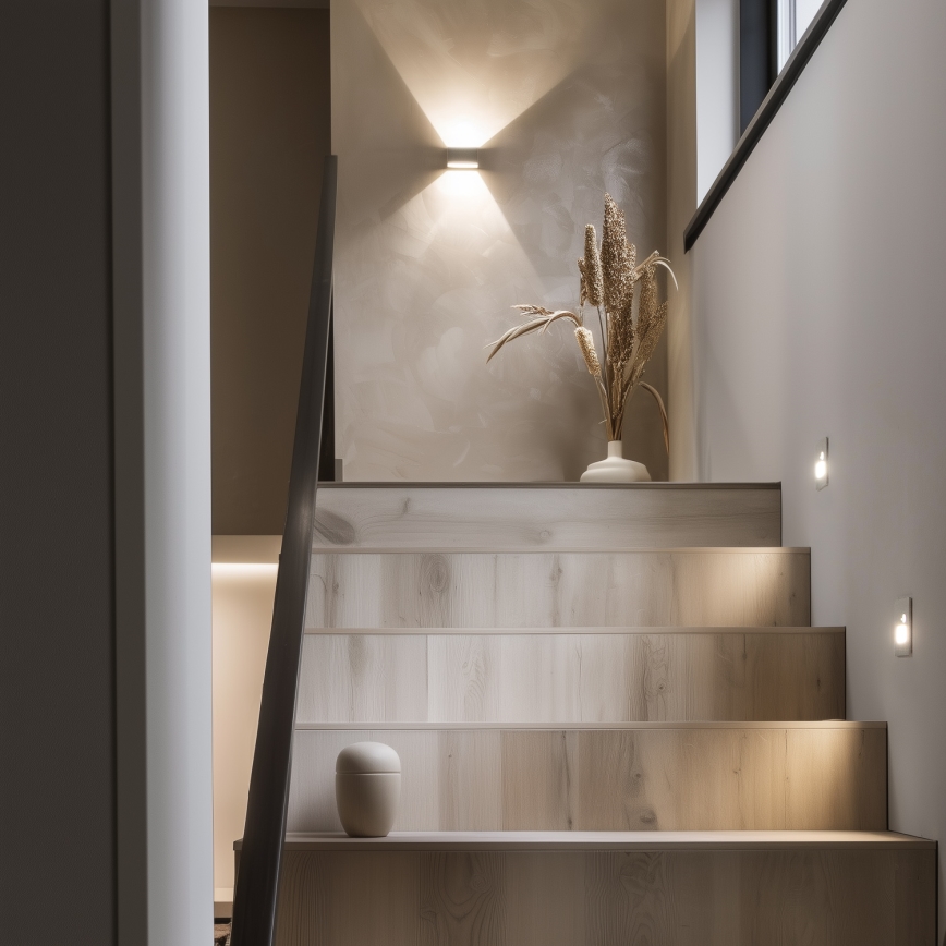 Brilagi - LED Luce per scale con sensore di movimento JACK LED/1,5W/230V 3000K/4000K/6500K bianco