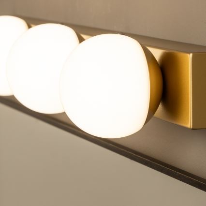 Brilagi - Illuminazione LED per specchio da bagno HOLLYWOOD 3xLED/3W/230V 39 cm IP44 oro