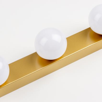 Brilagi - Illuminazione LED per specchio da bagno HOLLYWOOD 3xLED/3W/230V 39 cm IP44 oro