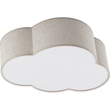 Brilagi - Kinder-Deckenleuchte NIMBUS LINEN 2xE27/15W/230V beige