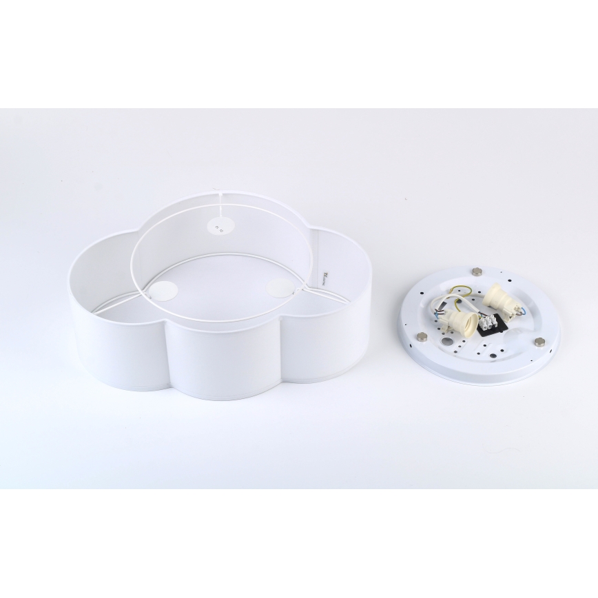 Brilagi - Kinder-Deckenleuchte NIMBUS MINI 2xE27/15W/230V 31x43 cm weiß