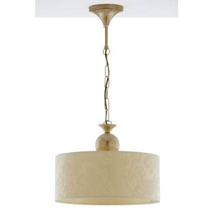 Brilagi - Kronleuchter an Kette SAPHIRE 1xE27/15W/230V creme/gold/patina