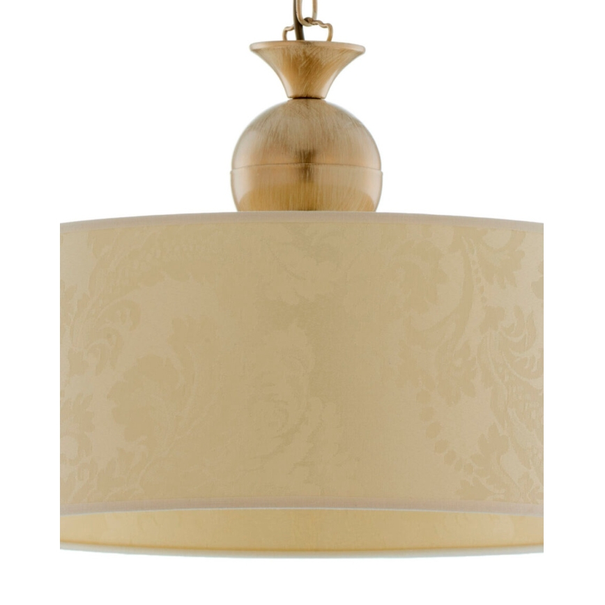 Brilagi - Kronleuchter an Kette SAPHIRE 1xE27/15W/230V creme/gold/patina