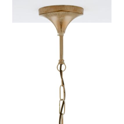 Brilagi - Kronleuchter an Kette SAPHIRE 1xE27/15W/230V creme/gold/patina