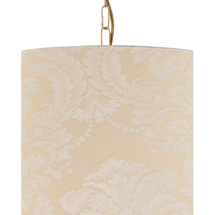 Brilagi - Kronleuchter an Kette SONIA 3xE27/15W/230V Ø 56 cm cremefarben/Patina