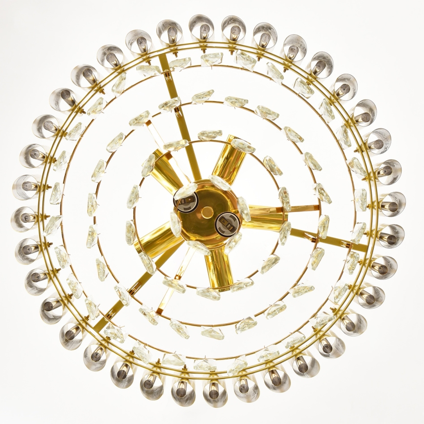 Brilagi - Kronleuchter mit Kette ECLIPSE 7xE14/10W/230V Ø 48 cm goldfarben