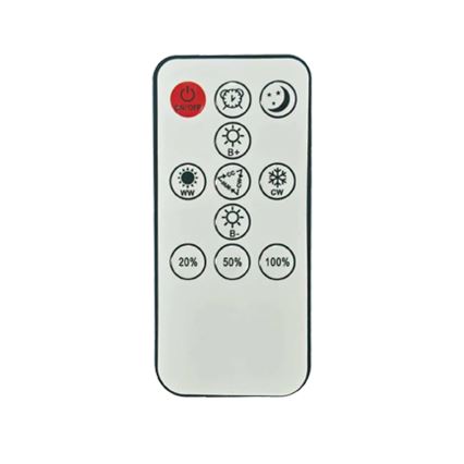 Brilagi - Plafoniera LED dimmerabile ULTRA SLIM LED/24W/230V 2700-6500K Ø 42 cm nera + telecomando