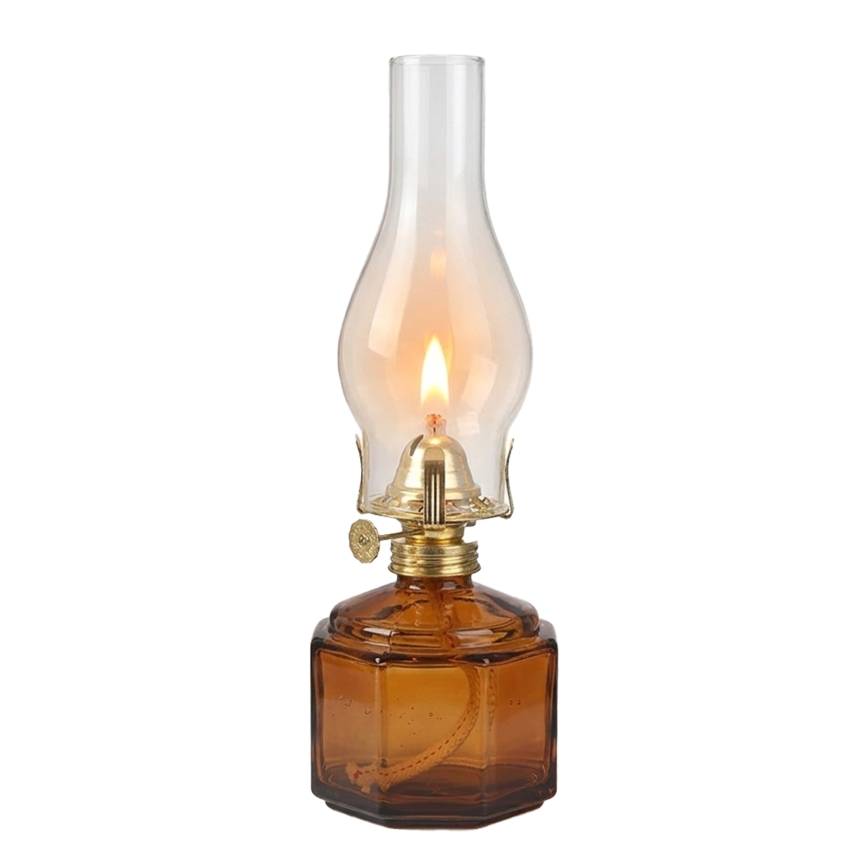 Brilagi - Lampada a petrolio MERLIN arancione