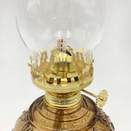 Brilagi - Lampada a petrolio MERLIN arancione