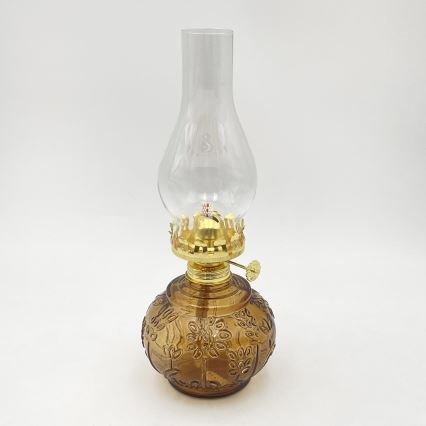 Brilagi - Lampada a petrolio MERLIN arancione