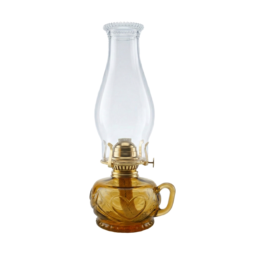 Brilagi - Lampada a petrolio MERLIN arancione