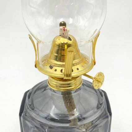 Brilagi - Lampada a petrolio MERLIN fumé/grigio