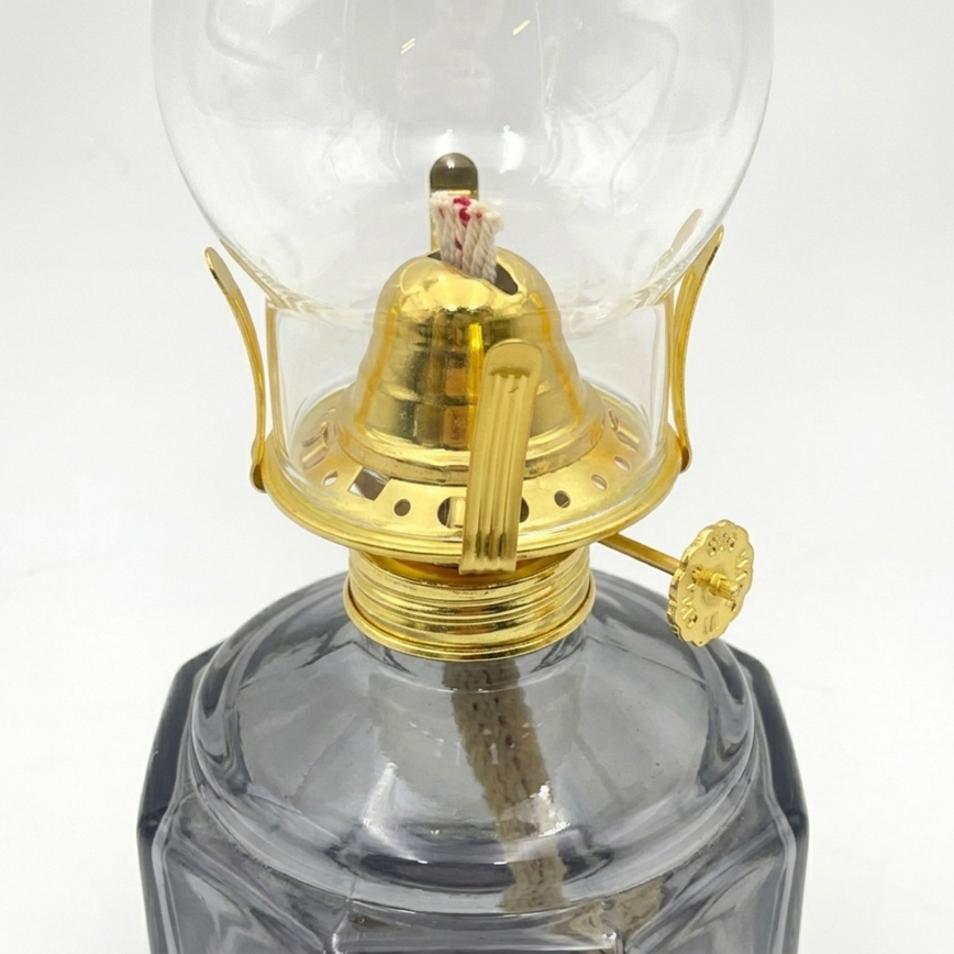 Brilagi - Lampada a petrolio MERLIN fumé/grigio