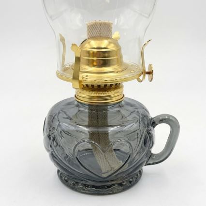 BRILAGI - Lampada a petrolio MERLIN fumé/grigio